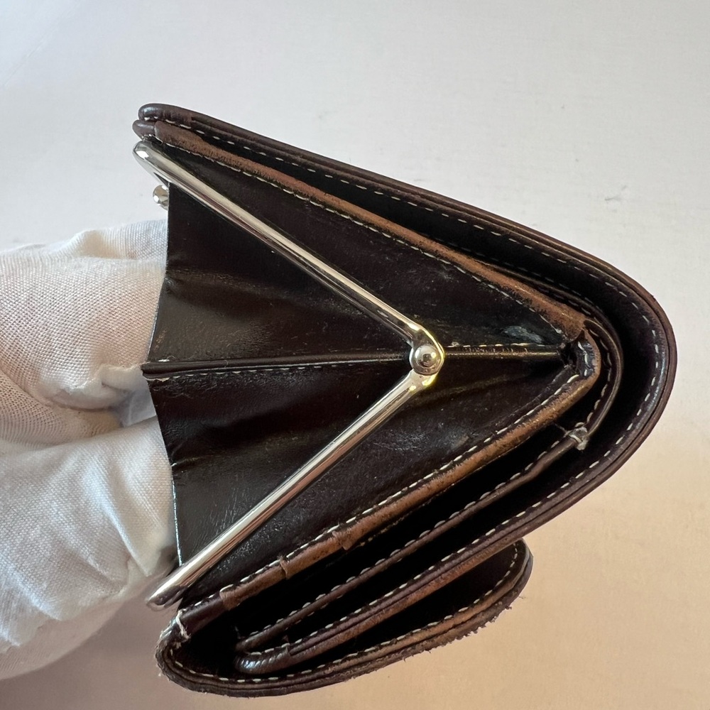 Burberry Blue Label Plaid KISSLOCK Wallet - Picture 12 of 14